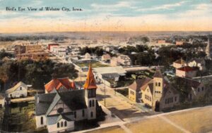 old postcard of webster city