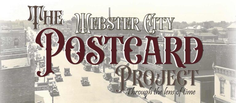 old postcard of webster city