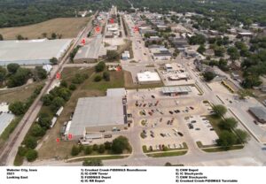 Aerial view of Webster City