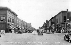 Old image of downtown Webster City