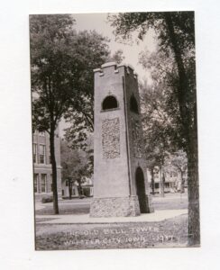 #62 The Old Bell Tower 1737 pix of post card no back 108