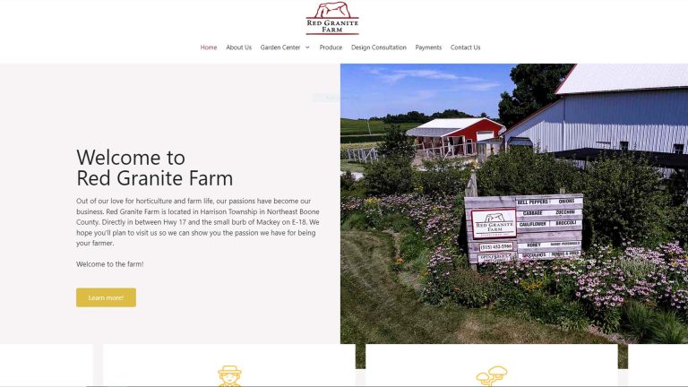 red granite farm website