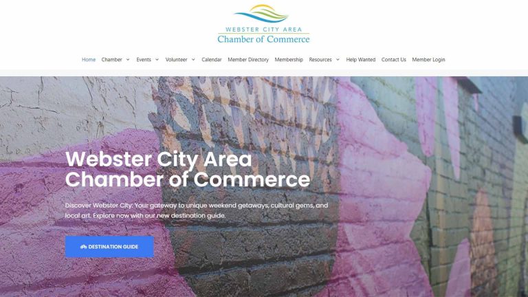 Webster City Area Chamber of Commerce website