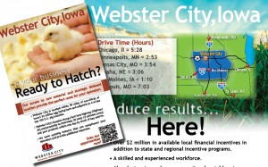 Webster City Economic Development print ad      